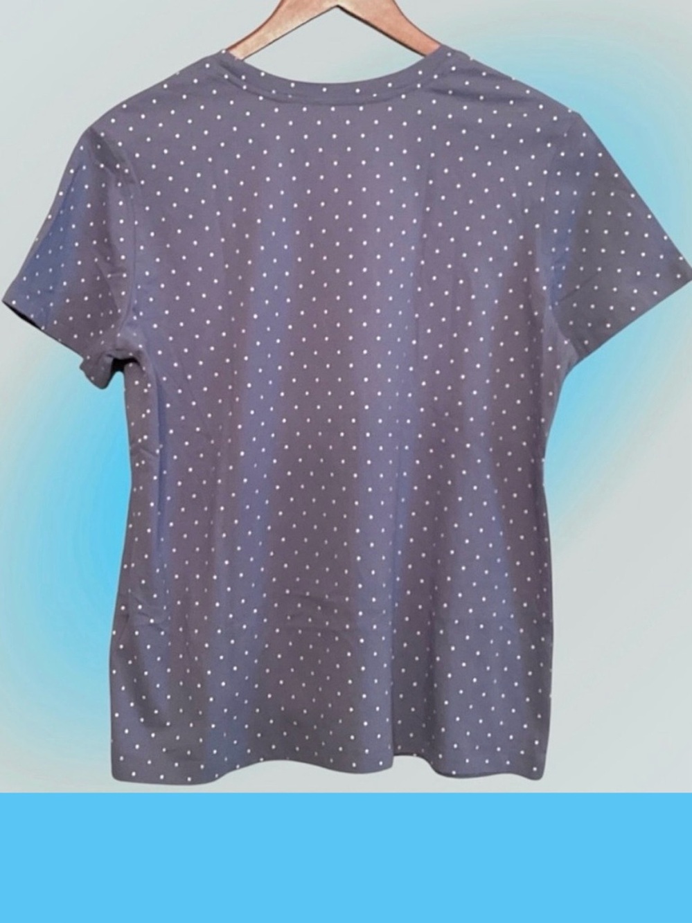 ECOTHREADS~ Dressy T-Shirt-Size XL~Light Blue~Fitted Organic Cotton - Picture 2 of 8